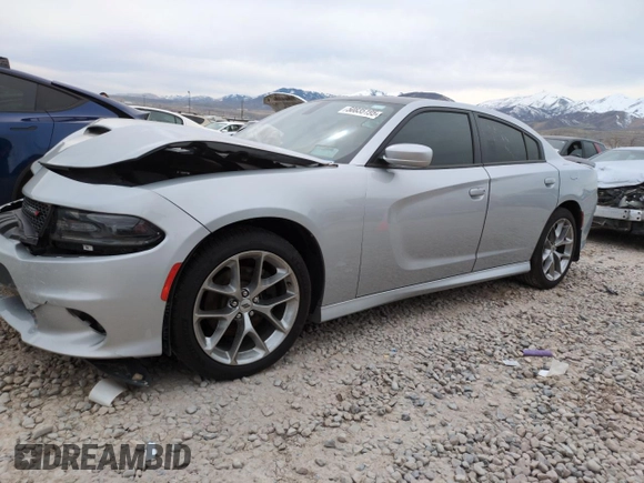 2020 Dodge Charger GT with VIN 2C3CDXHG1LH138730, listed as a Copart auction lot 50835195 with 47,542 mi miles and Salvage Title. Bid and sale history available at carsss.com. Image 1.