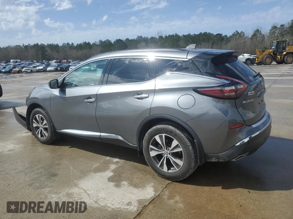 2021 Nissan Murano SV with VIN 5N1AZ2BS0MC103102, listed as a Copart auction lot 47872445 with 81,027 mi miles and Salvage Title. Bid and sale history available at DreamBid. Image 2.
