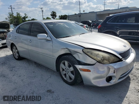 2005 Lexus ES 330 with VIN JTHBA30G555142034, listed as a Copart auction lot 54656975 with 196,718 mi miles and Salvage Title. Bid and sale history available at carsss.com. Image 4.