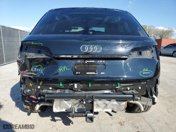2023 Audi Q5 S line Premium Plus with VIN WA1EAAFYXP2147392, listed as a Copart auction lot 46605995 with 15,507 mi miles and Salvage Title. Bid and sale history available at carsss.com. Image 6.