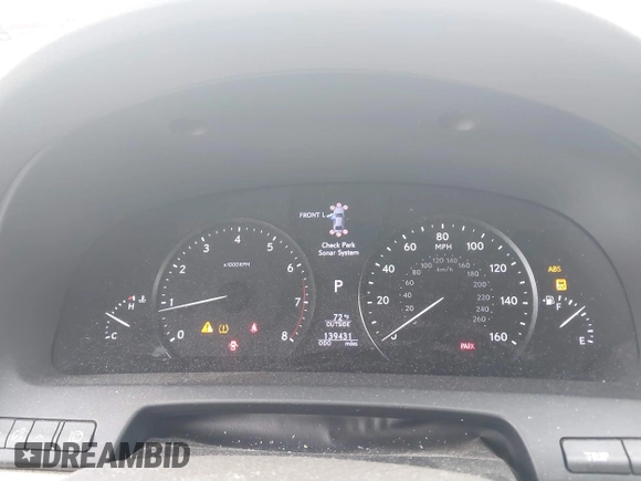 2015 Lexus LS 460 L with VIN JTHGL5EF6F5054364, listed as a IAAI auction lot 42465692 with 139,431 mi miles and . Bid and sale history available at DreamBid. Image 7.
