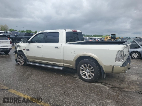 2016 Ram 1500 Longhorn with VIN 1C6RR7WM7GS403026, listed as a Copart auction lot 55223525 with 186,779 mi miles and Salvage title. Bid and sale history available at DreamBid. Image 2.