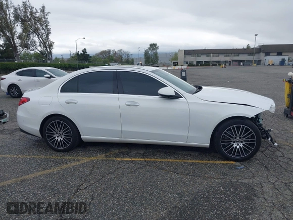 2023 Mercedes-Benz C 300 with VIN W1KAF4GB9PR153991, listed as a IAAI auction lot 42072572 with 21,560 mi miles and . Bid and sale history available at DreamBid. Image 14.