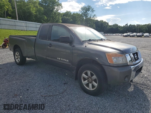 2008 Nissan Titan SE with VIN 1N6AA06FX8N308964, listed as a Copart auction lot 57213475 with 191,326 mi miles and Clean title. Bid and sale history available at DreamBid. Image 4.