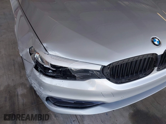 2018 BMW 5 Series 530i with VIN WBAJA5C50JWA37179, listed as a IAAI auction lot 42003204 with 74,333 mi miles and . Bid and sale history available at carsss.com. Image 6.