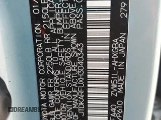 2017 Toyota Prius Two z VIN JTDKARFUXH3040343, wystawiony jako Copart lot #57870425 z przebiegiem 59 711 mil mil oraz Szkoda całkowita • Salvage title. Historia ofert i sprzedaży dostępna na DreamBid. Obrazek 12.