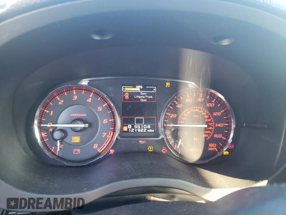 2017 Subaru WRX Premium with VIN JF1VA1E61H9819702, listed as a Copart auction lot 70168302 with 121,922 mi miles. Bid and sale history available at carsss.com. Image 9.