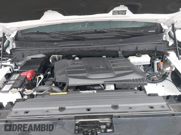 2024 Nissan Titan Pro-4X with VIN 1N6AA1EDXRN105077, listed as a IAAI auction lot 41545734 with 8,505 mi miles and . Bid and sale history available at DreamBid. Image 10.