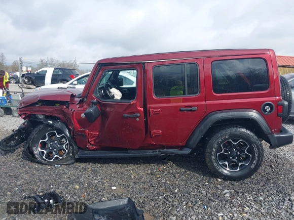 2021 Jeep Wrangler Unlimited Willys with VIN 1C4HJXDN8MW714976, listed as a IAAI auction lot 42080856 with 74,613 mi miles and . Bid and sale history available at DreamBid. Image 15.