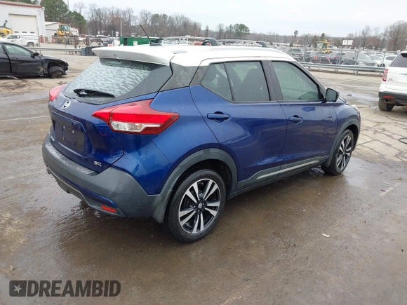 2019 Nissan Kicks SV with VIN 3N1CP5CU0KL507428, listed as a IAAI auction lot 41545204 with 133,163 mi miles. Bid and sale history available at carsss.com. Image 4.