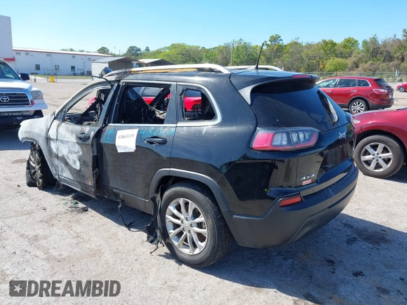 2019 Jeep Cherokee Latitude with VIN 1C4PJMCB4KD253334, listed as a IAAI auction lot 41865339 with Not provided miles and . Bid and sale history available at DreamBid. Image 3.