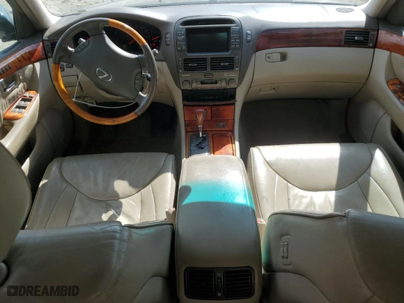 2001 Lexus LS 430 with VIN JTHBN30FX10017193, listed as a Copart auction lot 51249555 with 280,238 mi miles and Clean Title. Bid and sale history available at carsss.com. Image 8.