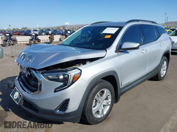 2020 GMC Terrain SLE with VIN 3GKALTEV2LL136210, listed as a IAAI auction lot 42135411 with 85,722 mi miles. Bid and sale history available at carsss.com. Image 17.