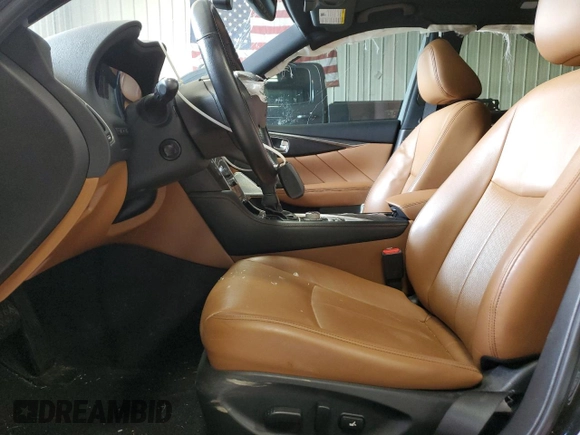 2021 Infiniti Q50 Signature Edition with VIN JN1EV7CR5MM752479, listed as a Copart auction lot 59332895 with 37,884 mi miles and Salvage title. Bid and sale history available at DreamBid. Image 7.