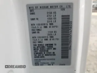 2015 Nissan NV200 S z VIN 3N6CM0KN5FK698050, wystawiony jako Copart lot #49019325 z przebiegiem 164 196 mil mil oraz Czysty tytuł • Clean title. Historia ofert i sprzedaży dostępna na DreamBid. Obrazek 13.