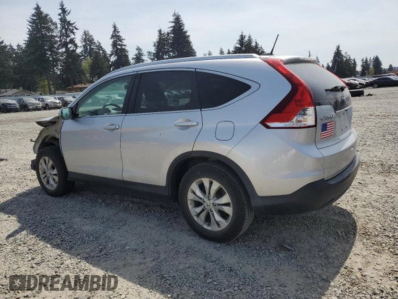 2013 Honda CR-V EX-L with VIN 2HKRM4H72DH625139, listed as a Copart auction lot 54523875 with 78,451 mi miles and Salvage Title. Bid and sale history available at carsss.com. Image 2.