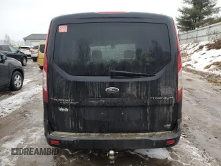 2015 Ford Transit Connect Wagon Titanium with VIN NM0GE9G76F1219343, listed as a Copart auction lot 43380065 with 0 mi miles and Clean Title. Bid and sale history available at carsss.com. Image 6.