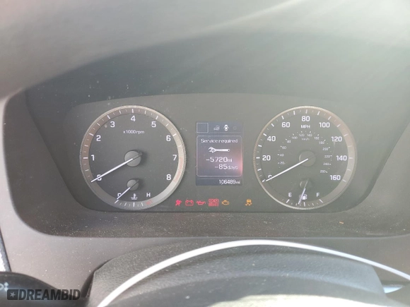 2016 Hyundai Sonata 2.4L SE with VIN 5NPE24AF1GH372714, listed as a Copart auction lot 47502015 with 106,489 mi miles and Salvage Title. Bid and sale history available at carsss.com. Image 9.