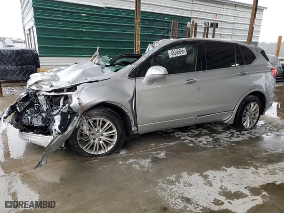 2017 Buick Envision Preferred with VIN LRBFXASA1HD235611, listed as a Copart auction lot 48306895 with 0 mi miles and Salvage Title. Bid and sale history available at carsss.com. Image 1.