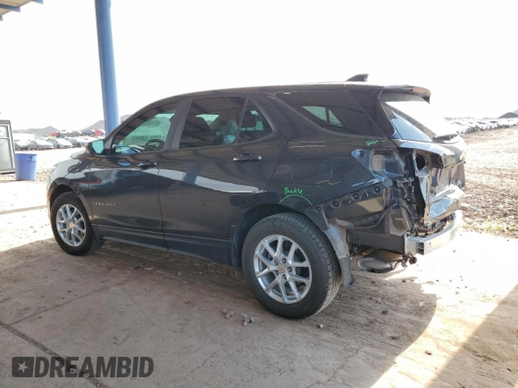 2022 Chevrolet Equinox LS with VIN 2GNAX5EV2N6105162, listed as a Copart auction lot 55537515 with 66,294 mi miles and Salvage title. Bid and sale history available at DreamBid. Image 2.