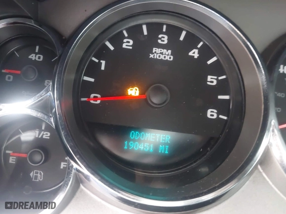 2012 Chevrolet Silverado 1500 LT with VIN 3GCPCSE08CG306633, listed as a IAAI auction lot 41507342 with 190,451 mi miles. Bid and sale history available at carsss.com. Image 7.