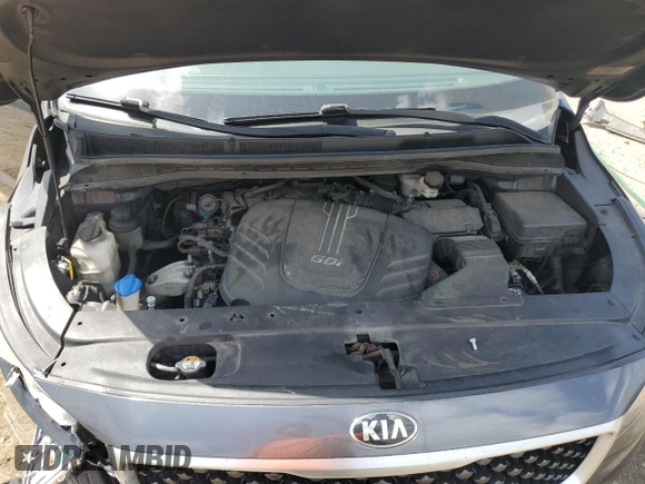 2015 Kia Sedona LX with VIN KNDMB5C1XF6021148, listed as a Copart auction lot 54574715 with 196,086 mi miles and Salvage Title. Bid and sale history available at DreamBid. Image 12.