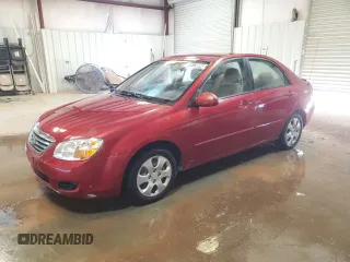 2008 Kia Spectra EX with VIN KNAFE122685509781, listed as a Copart auction lot 60413084 with 73,808 mi miles and Clean Title. Bid and sale history available at carsss.com. Image 1.