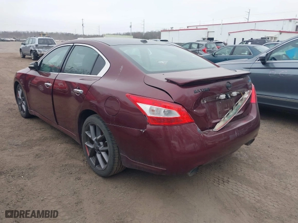 2010 Nissan Maxima 3.5 SV w/Sport Pkg with VIN 1N4AA5AP2AC809533, listed as a IAAI auction lot 41795703 with 132,961 mi miles. Bid and sale history available at carsss.com. Image 3.