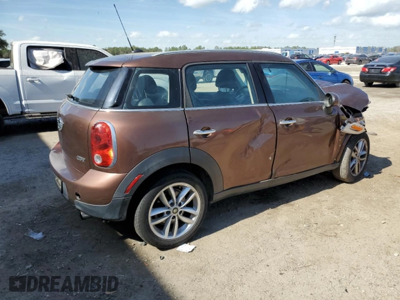 2013 MINI Countryman with VIN WMWZB3C5XDWM08130, listed as a Copart auction lot 45046245 with Not provided miles and Salvage title. Bid and sale history available at DreamBid. Image 3.