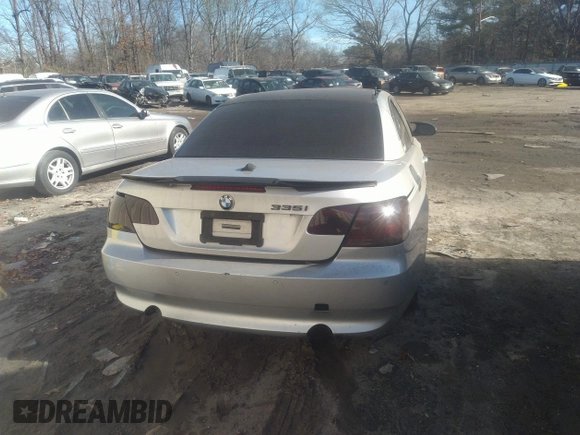2007 BMW 3 Series 335i with VIN WBAWL73587PX49287, listed as a IAAI auction lot 41454028 with 182,630 mi miles. Bid and sale history available at carsss.com. Image 15.