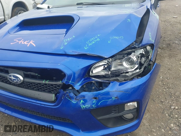 2017 Subaru WRX Limited with VIN JF1VA1L65H9838742, listed as a IAAI auction lot 41950947 with 110,281 mi miles. Bid and sale history available at carsss.com. Image 6.