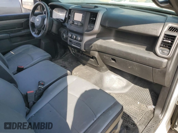 2022 Ram 2500 Tradesman with VIN 3C7WR4AJ5NG296296, listed as a Copart auction lot 74733584 with 87,826 mi miles and Salvage Title. Bid and sale history available at carsss.com. Image 8.