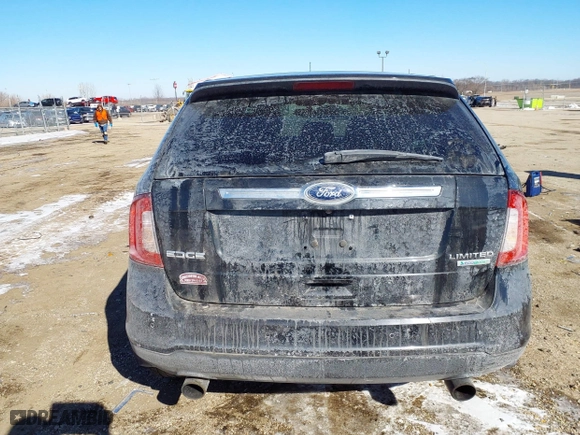 2013 Ford Edge Limited with VIN 2FMDK3K91DBA57400, listed as a IAAI auction lot 41629290 with 1 mi miles. Bid and sale history available at carsss.com. Image 17.