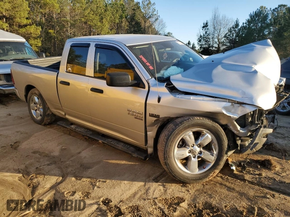 2019 Ram 1500 Classic Tradesman with VIN 1C6RR6FT5KS579647, listed as a Copart auction lot 87360454 with 0 mi miles and Salvage Title. Bid and sale history available at carsss.com. Image 4.