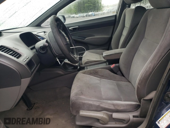 2008 Honda Civic LX with VIN 1HGFA16588L114789, listed as a Copart auction lot 55863815 with 197,062 mi miles and Clean Title. Bid and sale history available at DreamBid. Image 7.