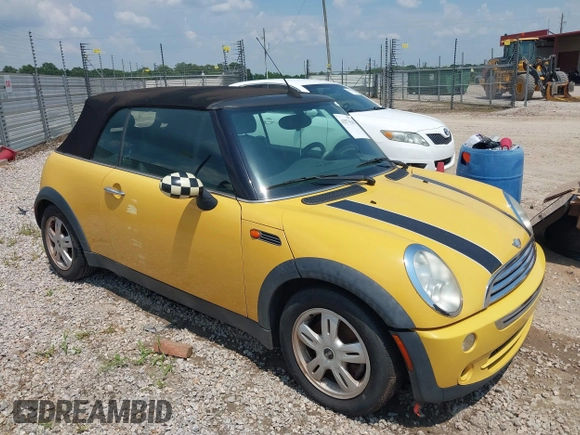 2007 MINI Convertible with VIN WMWRF33517TG17382, listed as a IAAI auction lot 42573543 with 125,191 mi miles and . Bid and sale history available at DreamBid. Image 1.