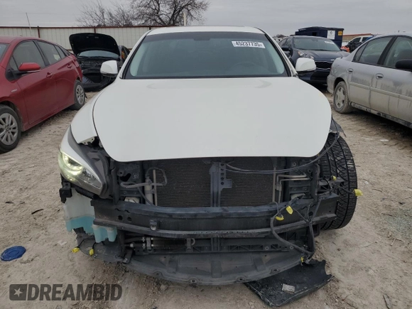 2018 Infiniti Q70 Luxe z VIN JN1BY1PP1JM330432, wystawiony jako Copart lot #45237735 z przebiegiem 108 141 mil mil oraz Szkoda całkowita • Salvage title. Historia ofert i sprzedaży dostępna na DreamBid. Obrazek 5.