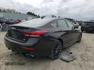 2019 Genesis G80 3.8L with VIN KMHGN4JE8KU295941, listed as a Copart auction lot 44927543 with 33,335 mi miles. Bid and sale history available at carsss.com. Image 3.