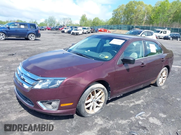 2011 Ford Fusion SEL with VIN 3FAHP0JG1BR225790, listed as a IAAI auction lot 42198142 with 191,426 mi miles and . Bid and sale history available at DreamBid. Image 2.