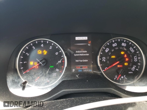 2022 Toyota RAV4 XLE Premium с VIN 2T3A1RFV1NW301243, выставлен на аукционе Copart как лот 56025835 с пробегом 58 093 миль миль и Списание • Salvage title. История ставок и продаж доступна на DreamBid. Изображение 9.