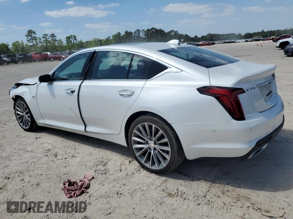 2024 Cadillac CT5 Premium Luxury z VIN 1G6DN5RK5R0121594, wystawiony jako Copart lot #51797785 z przebiegiem 9 010 mil mil oraz Szkoda całkowita • Salvage title. Historia ofert i sprzedaży dostępna na DreamBid. Obrazek 2.