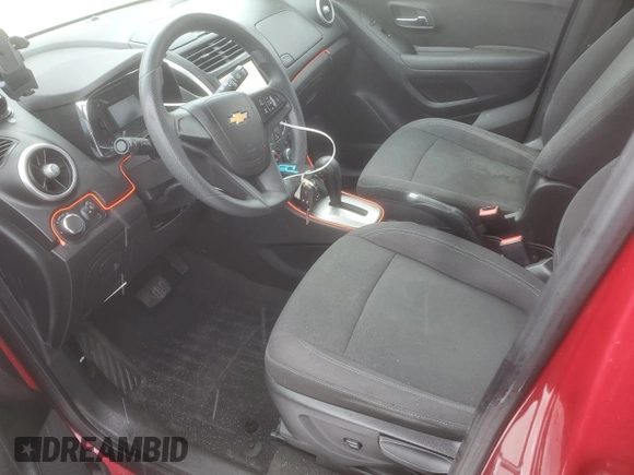 2015 Chevrolet Trax LS with VIN KL7CJPSB3FB248464, listed as a Copart auction lot 54490715 with 126,059 mi miles and Non Repairable. Bid and sale history available at carsss.com. Image 7.