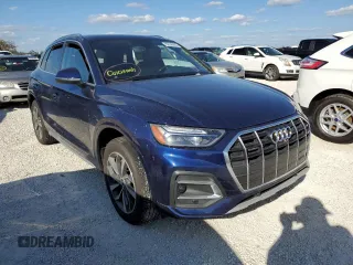 2021 Audi Q5 Premium Plus with VIN WA1BAAFYXM2033603, listed as a Copart auction lot 62543902 with 0 mi miles. Bid and sale history available at carsss.com. Image 1.
