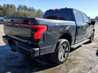 2023 Ford F-150 Lightning Pro with VIN 1FTVW1EL8PWG53681, listed as a Copart auction lot 42681505 with 7,570 mi miles and Salvage Title. Bid and sale history available at DreamBid. Image 3.