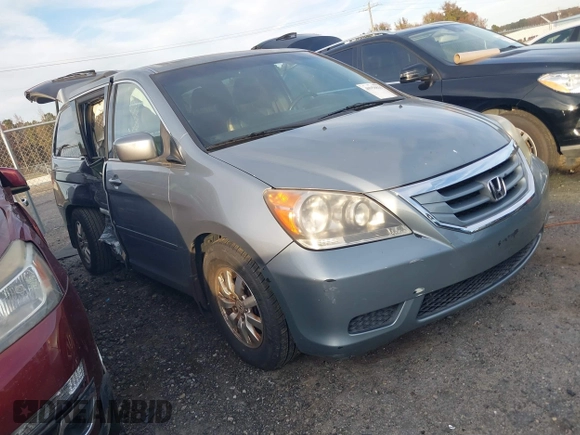 2008 Honda Odyssey EX-L with VIN 5FNRL38758B050245, listed as a IAAI auction lot 41358323 with 145,010 mi miles and . Bid and sale history available at DreamBid. Image 1.
