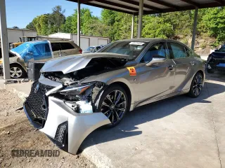2023 Lexus IS 350 F Sport z VIN JTHGZ1B2XP5068147, wystawiony jako Copart lot #53475485 z przebiegiem 7 128 mil mil oraz Szkoda całkowita • Salvage title. Historia ofert i sprzedaży dostępna na DreamBid. Obrazek 1.