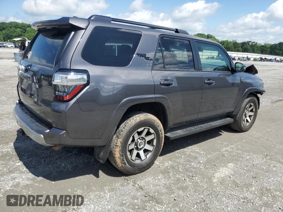2023 Toyota 4Runner TRD Off Road Premium with VIN JTERU5JR0P6132197, listed as a Copart auction lot 57932965 with 54,405 mi miles and Salvage title. Bid and sale history available at DreamBid. Image 3.