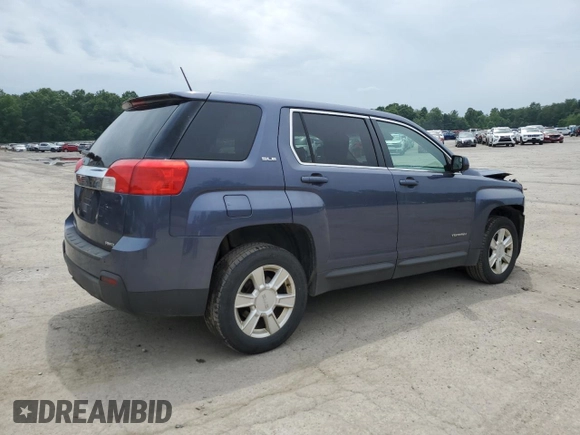 2013 GMC Terrain SLE with VIN 2GKFLREK5D6400475, listed as a Copart auction lot 63801165 with 176,017 mi miles and Salvage title. Bid and sale history available at DreamBid. Image 3.