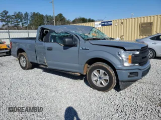 2020 Ford F-150 XL with VIN 1FTEX1CP1LKD36913, listed as a Copart auction lot 46080505 with 145,195 mi miles and Salvage title. Bid and sale history available at DreamBid. Image 4.