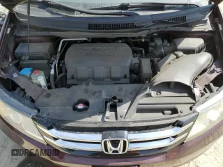 2014 Honda Odyssey EX-L with VIN 5FNRL5H61EB077828, listed as a Copart auction lot 46304125 with 104,367 mi miles and Salvage Title. Bid and sale history available at DreamBid. Image 12.